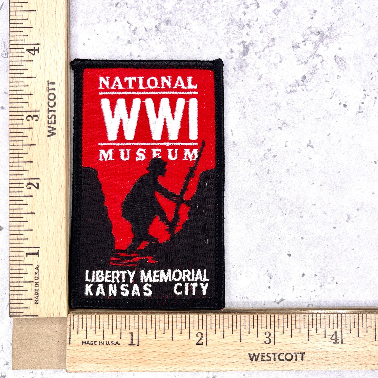 National WWI Museum Patch • Liberty Memorial Kansas City • Iron-On
