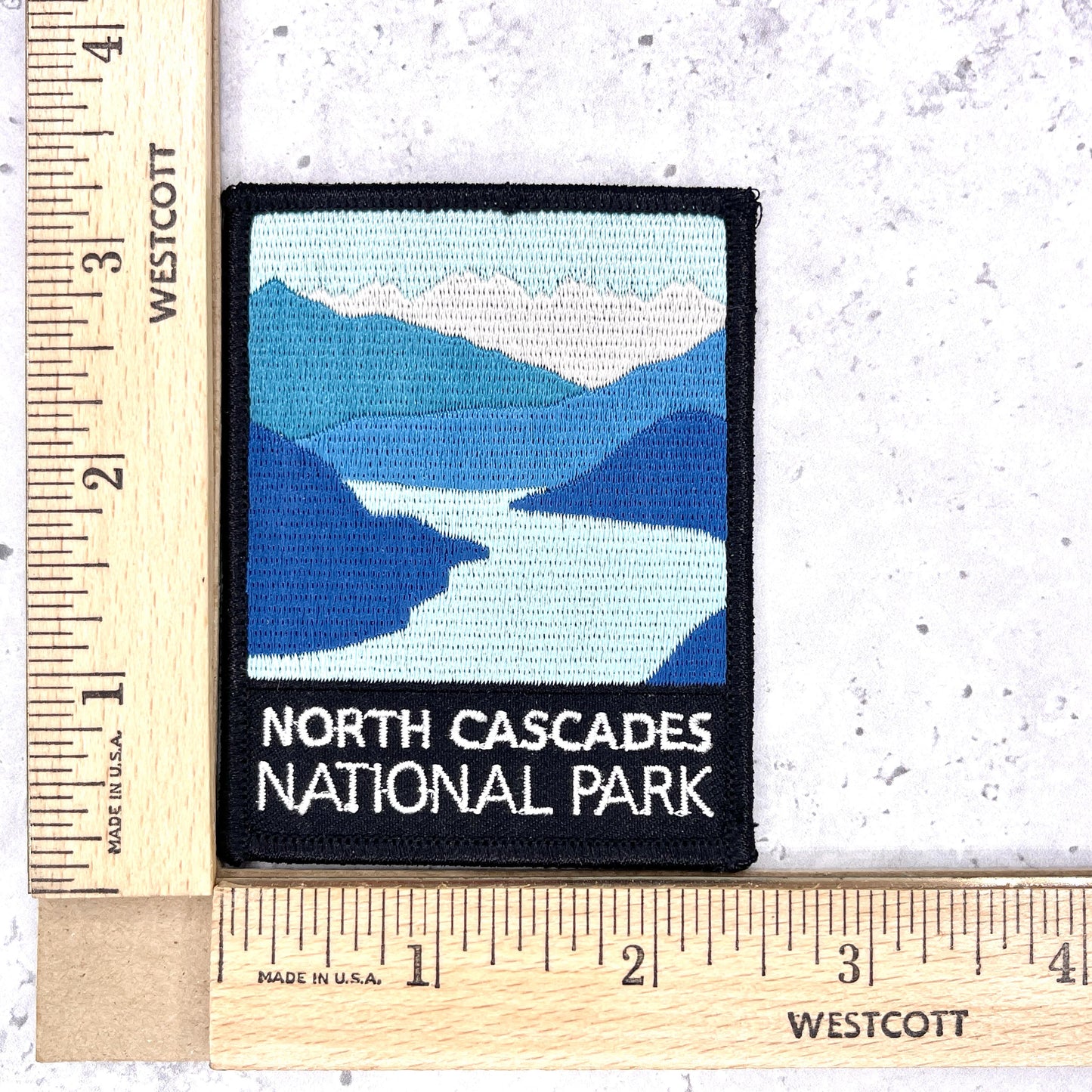 North Cascades National Park Patch • Washington Alpine Lake • Iron-On