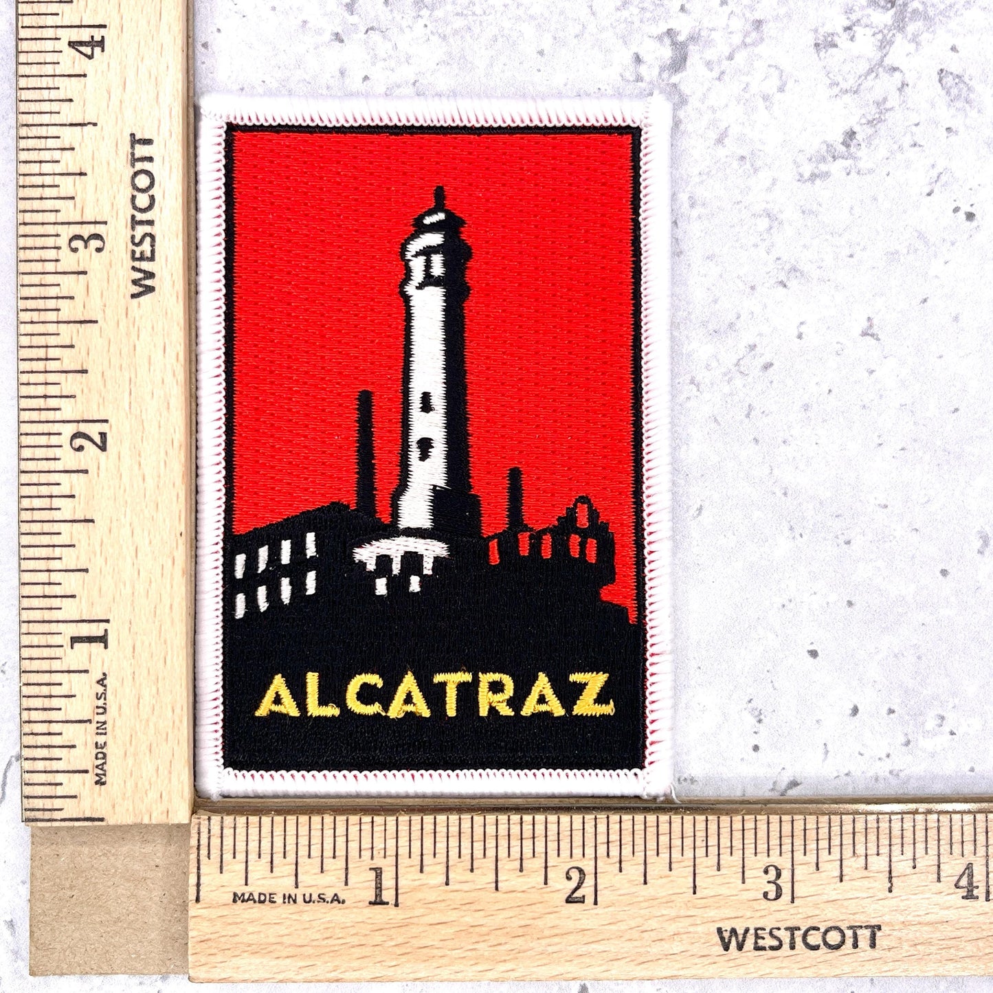 Alcatraz Patch • San Francisco Federal Prison Lighthouse Souvenir • Iron-On
