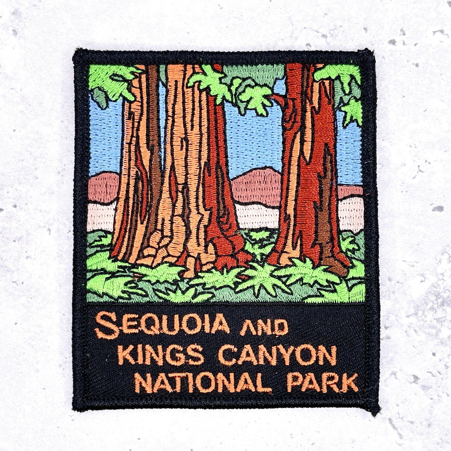 Sequoia Kings Canyon National Park Patch • Giant Trees California • Y2K NOS