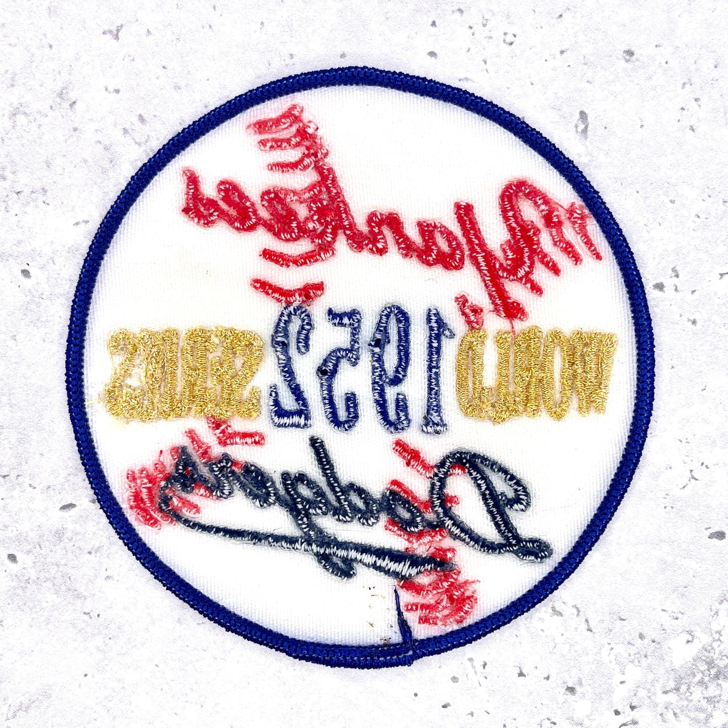 1952 NY Yankees World Series Patch • MLB Brooklyn Dodgers • Willabee & Ward NOS