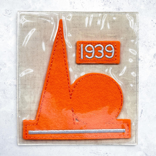 Vintage 1939 MLB World's Fair Patch • 1938 Willabee & Ward • On Card NOS
