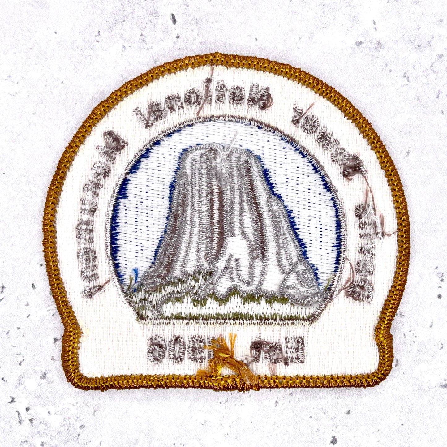 Devils Tower National Monument Patch • Wyoming Rock Climbing Souvenir • Iron-On