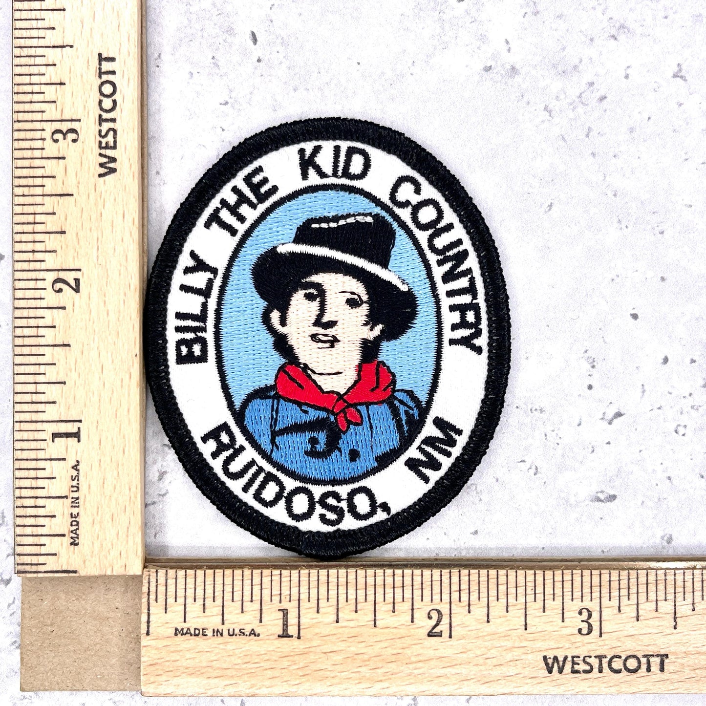 Billy the Kid Country Patch • Ruidoso New Mexico Old West • Iron-On NOS