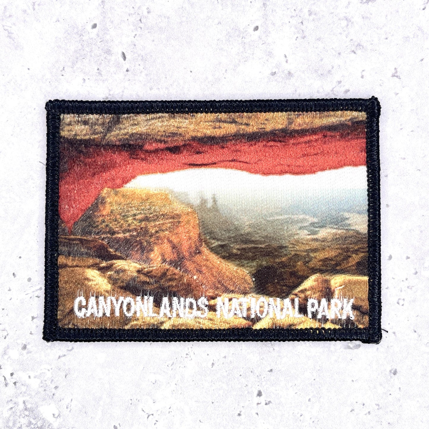 Canyonlands National Park Patch • Utah Red Rock Arch Souvenir • Iron-On
