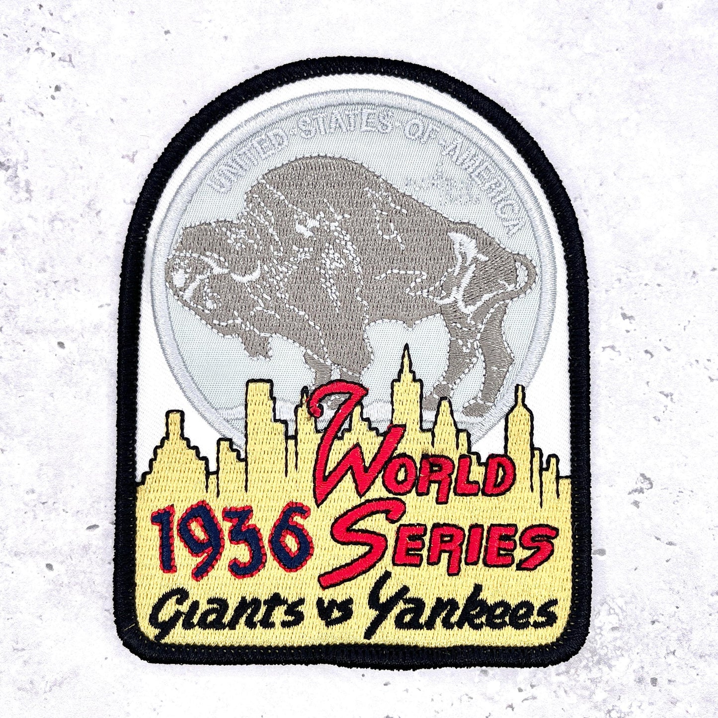1936 NY Yankees World Series Patch • MLB New York Giants • Willabee & Ward NOS