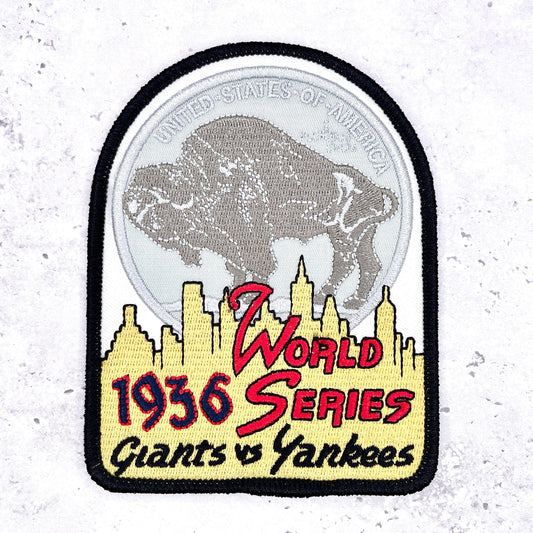 1936 NY Yankees World Series Patch • MLB New York Giants • Willabee & Ward NOS