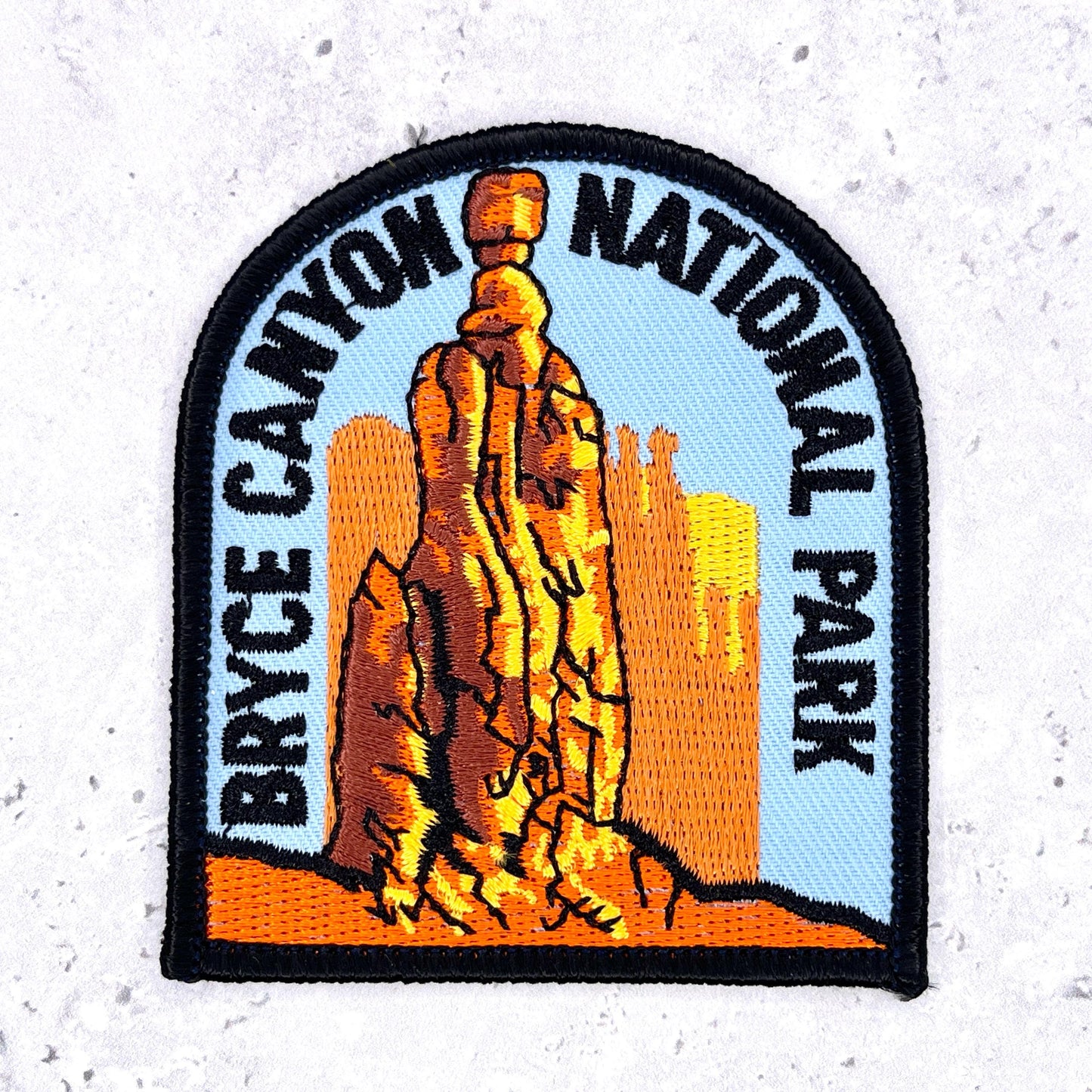 Bryce Canyon National Park Patch • Utah Hoodoos Souvenir • Iron-On NOS