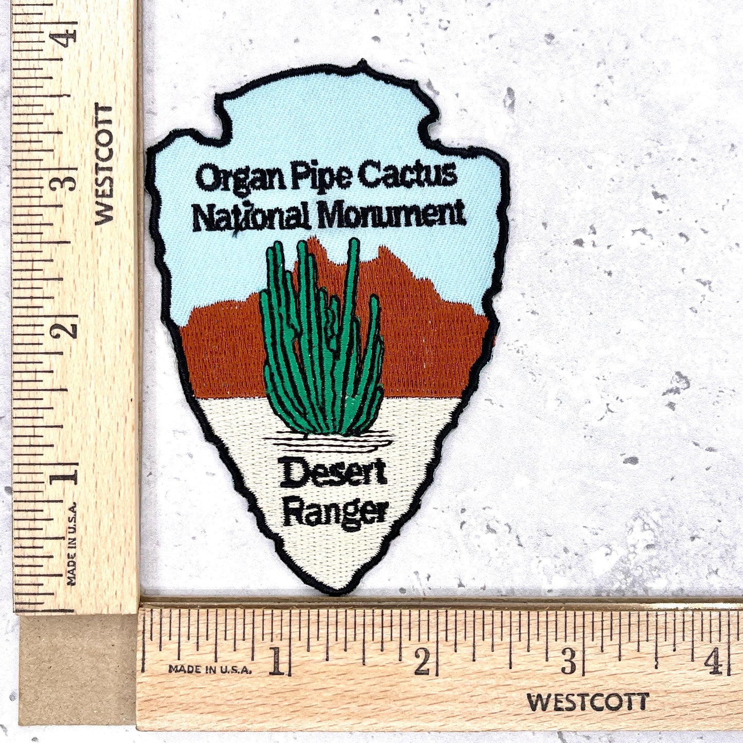 Organ Pipe Cactus National Monument Patch • Desert Ranger Arizona • Y2K NOS
