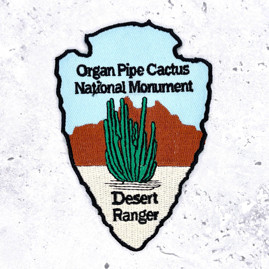 Organ Pipe Cactus National Monument Patch • Desert Ranger Arizona • Y2K NOS