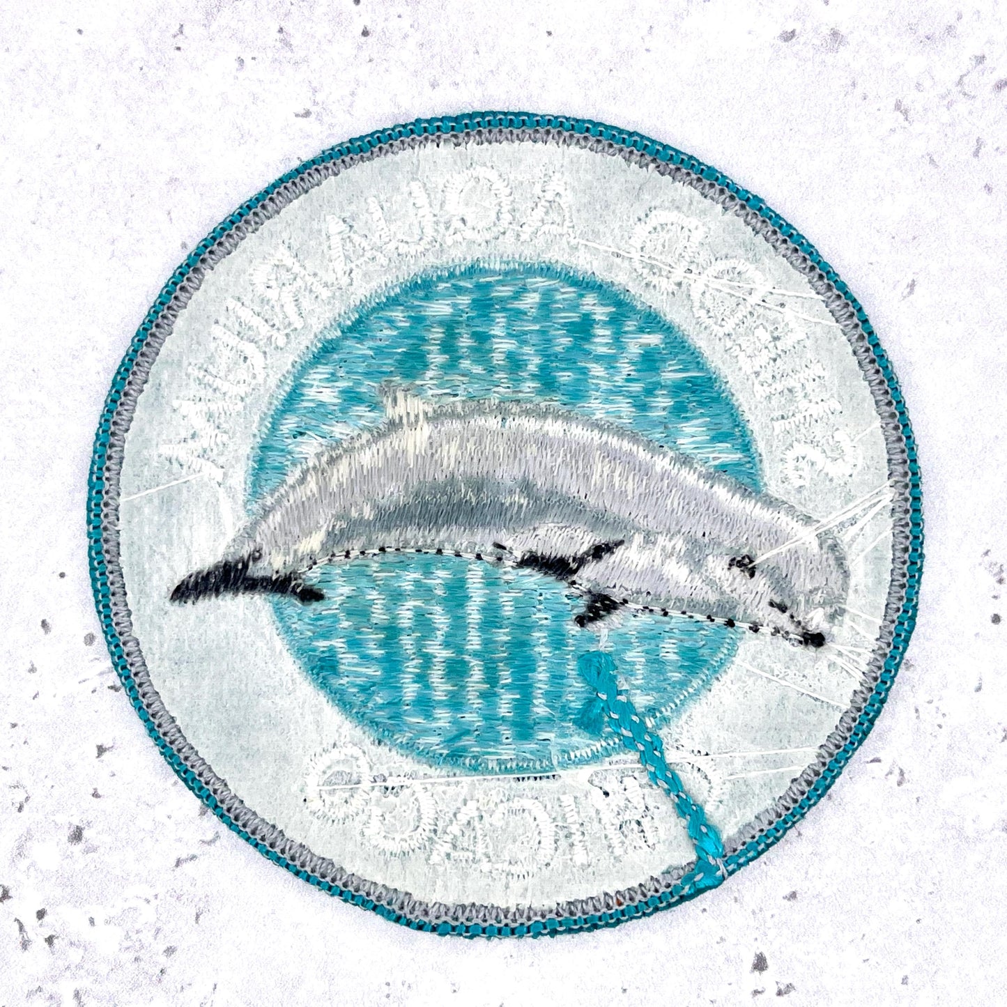 Shedd Aquarium Patch • Chicago Beluga Whale Marine Life • Iron-On