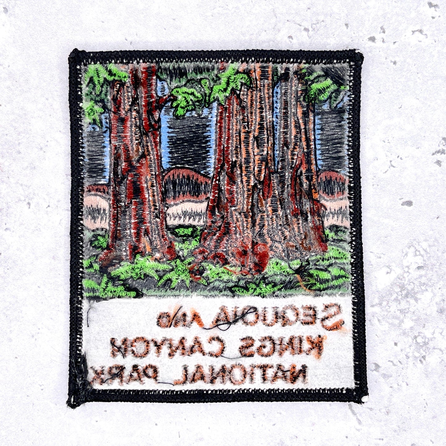 Sequoia Kings Canyon National Park Patch • Giant Trees California • Y2K NOS