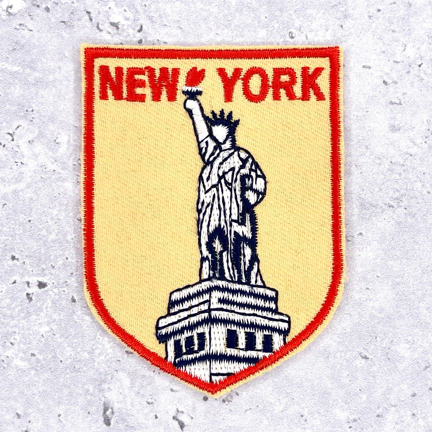 Vintage New York State Patch • 80s Travel Souvenir NOS