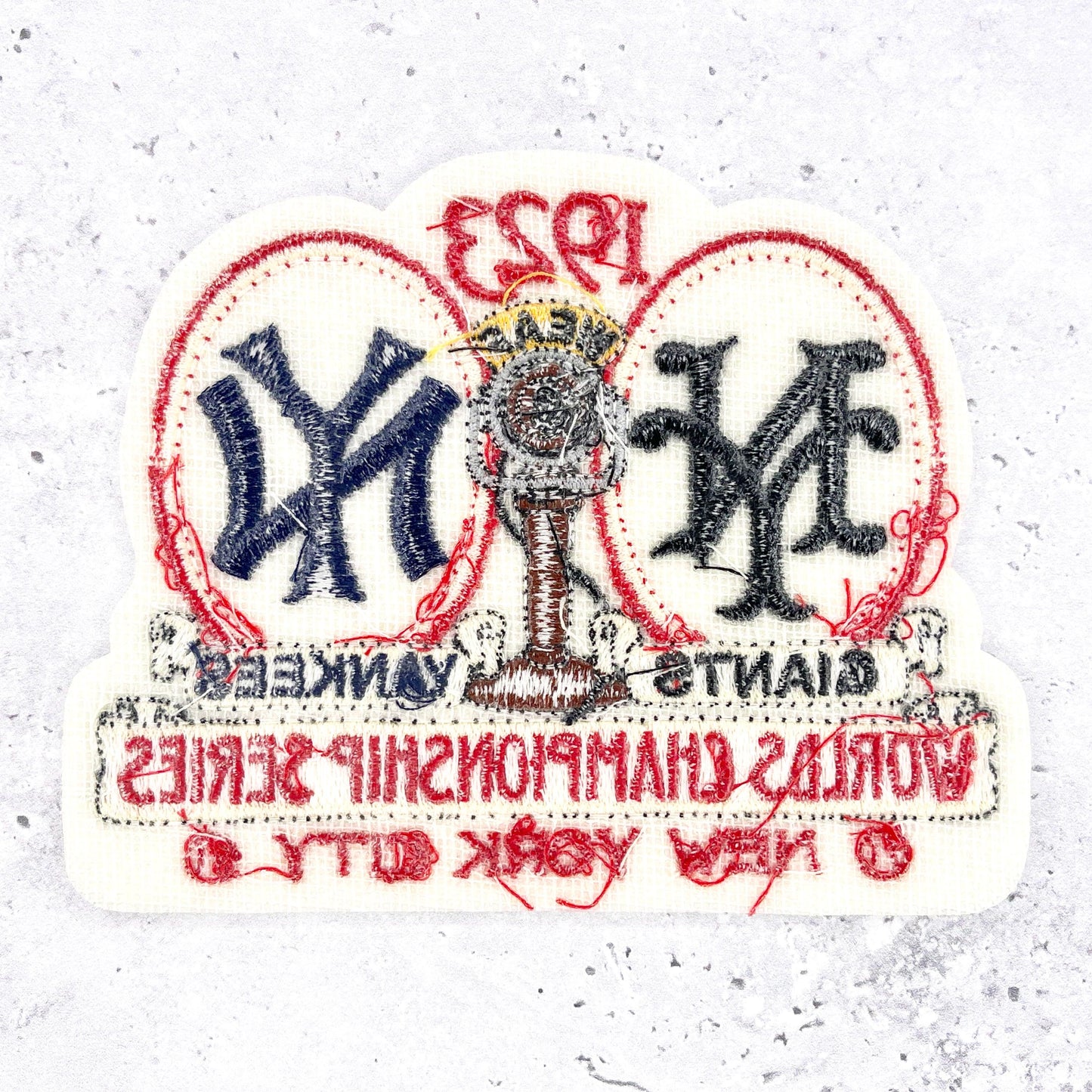1923 NY Yankees World Series Patch • MLB New York Giants • Willabee & Ward NOS