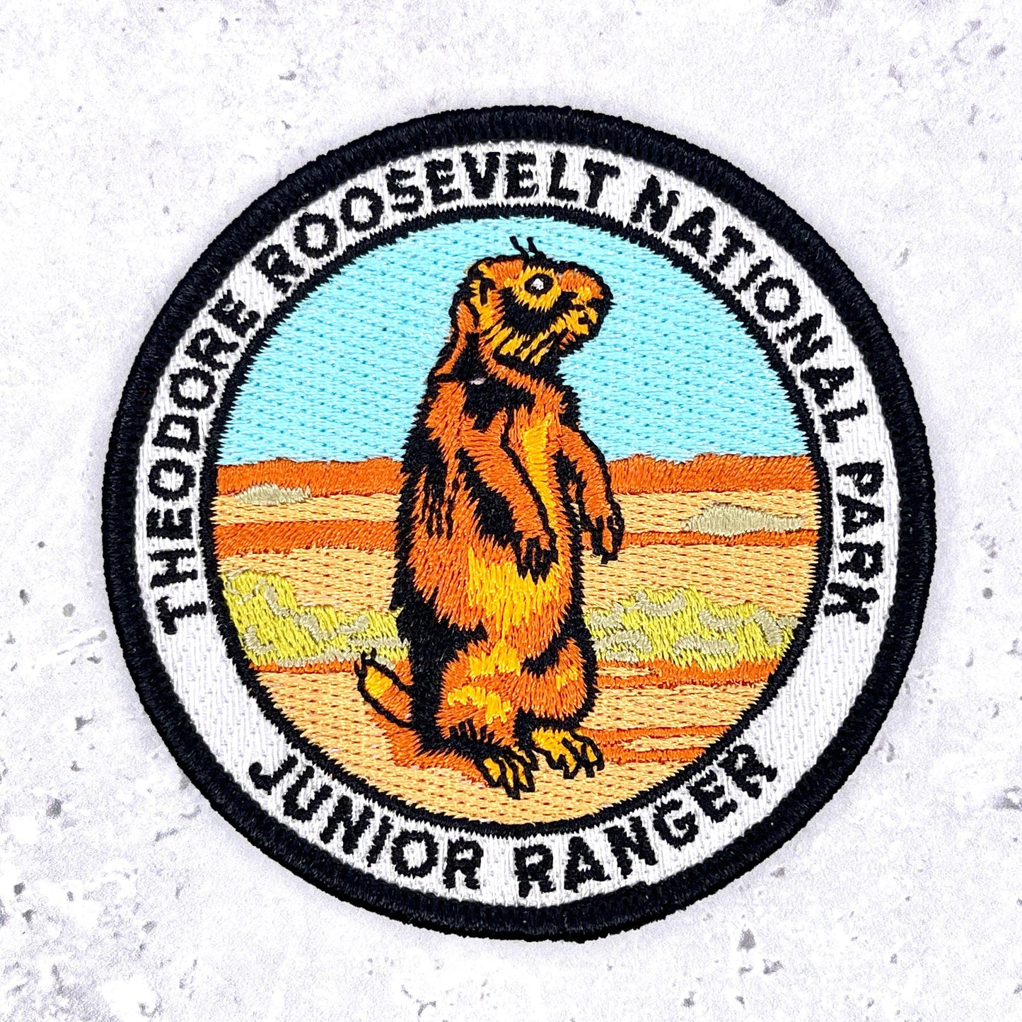 Theodore Roosevelt National Park Patch • Junior Ranger Prairie Dog • Iron-On
