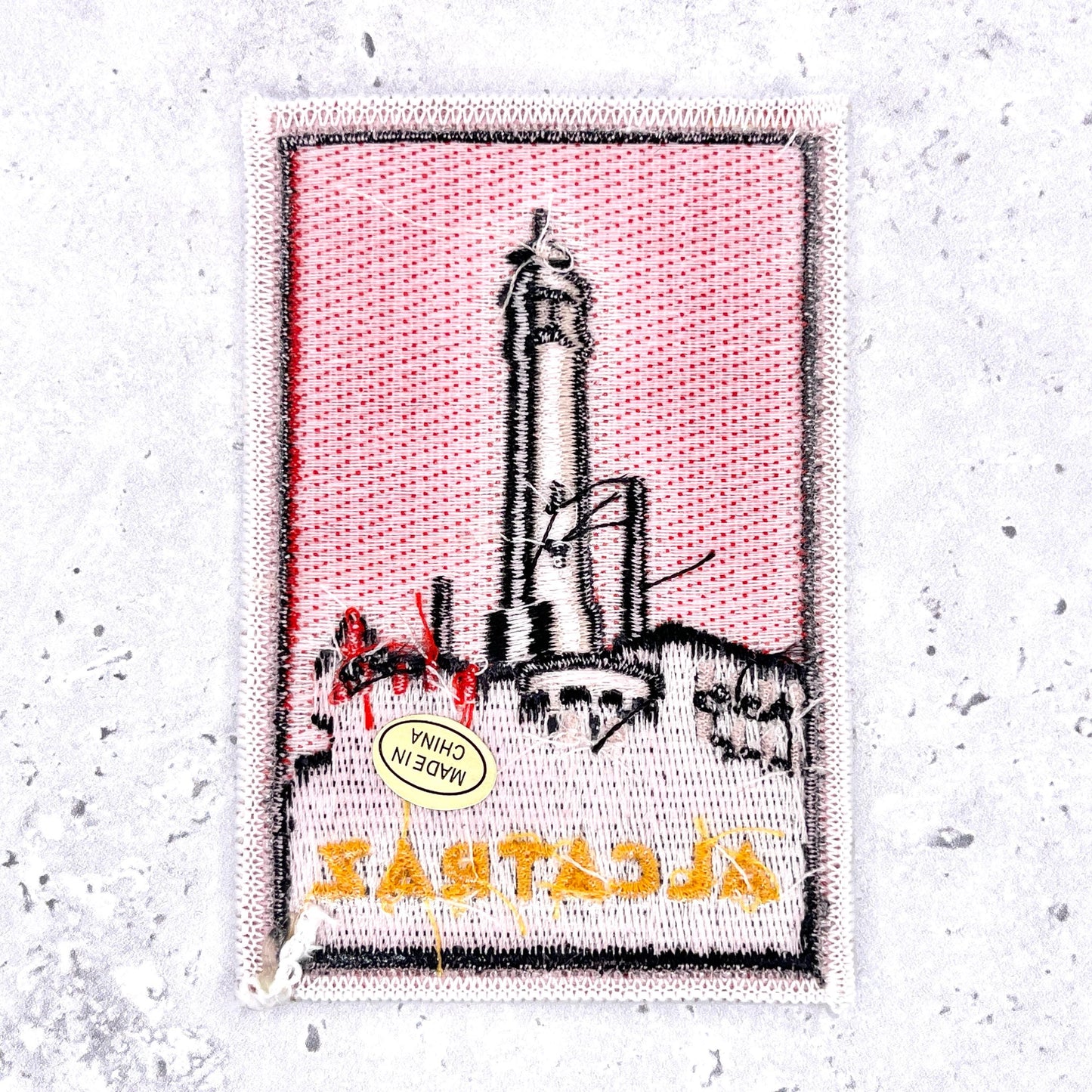 Alcatraz Patch • San Francisco Federal Prison Lighthouse Souvenir • Iron-On