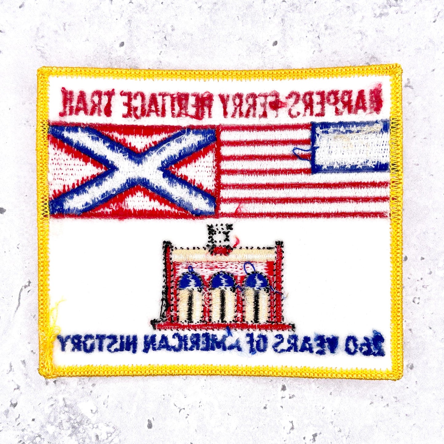 Harpers Ferry Heritage Trail Patch • West Virginia Civil War • Y2K Iron-On NOS