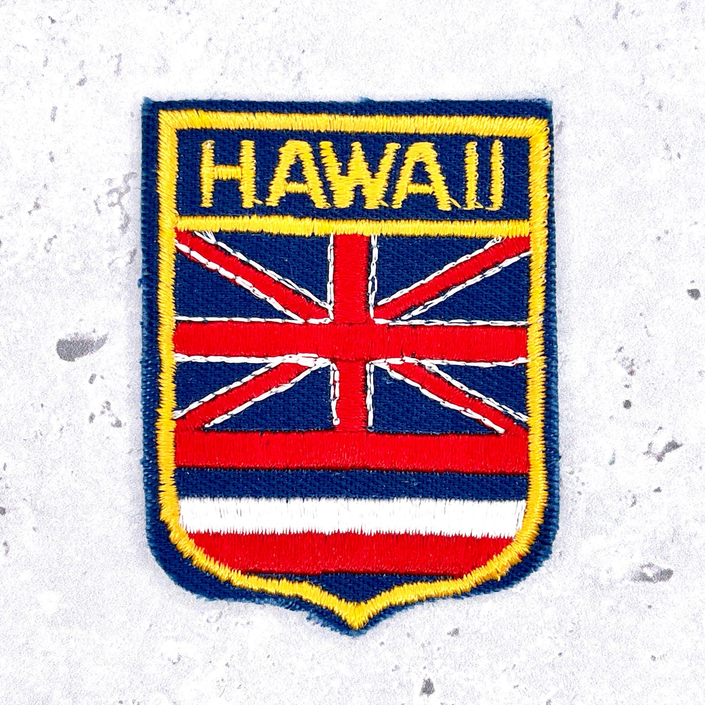Vintage Hawaii Patch • State Flag Travel Souvenir • Iron-On NOS