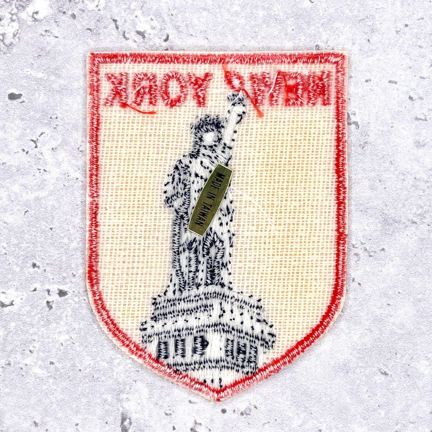 Vintage New York State Patch • 80s Travel Souvenir NOS