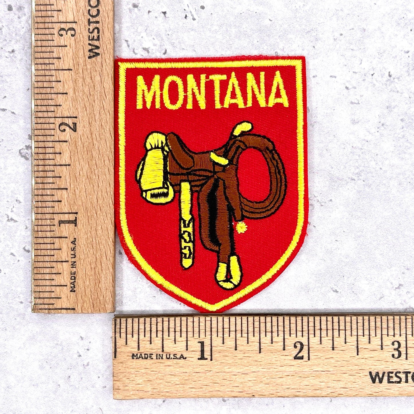 Vintage Montana State Patch • 80s Travel Souvenir NOS