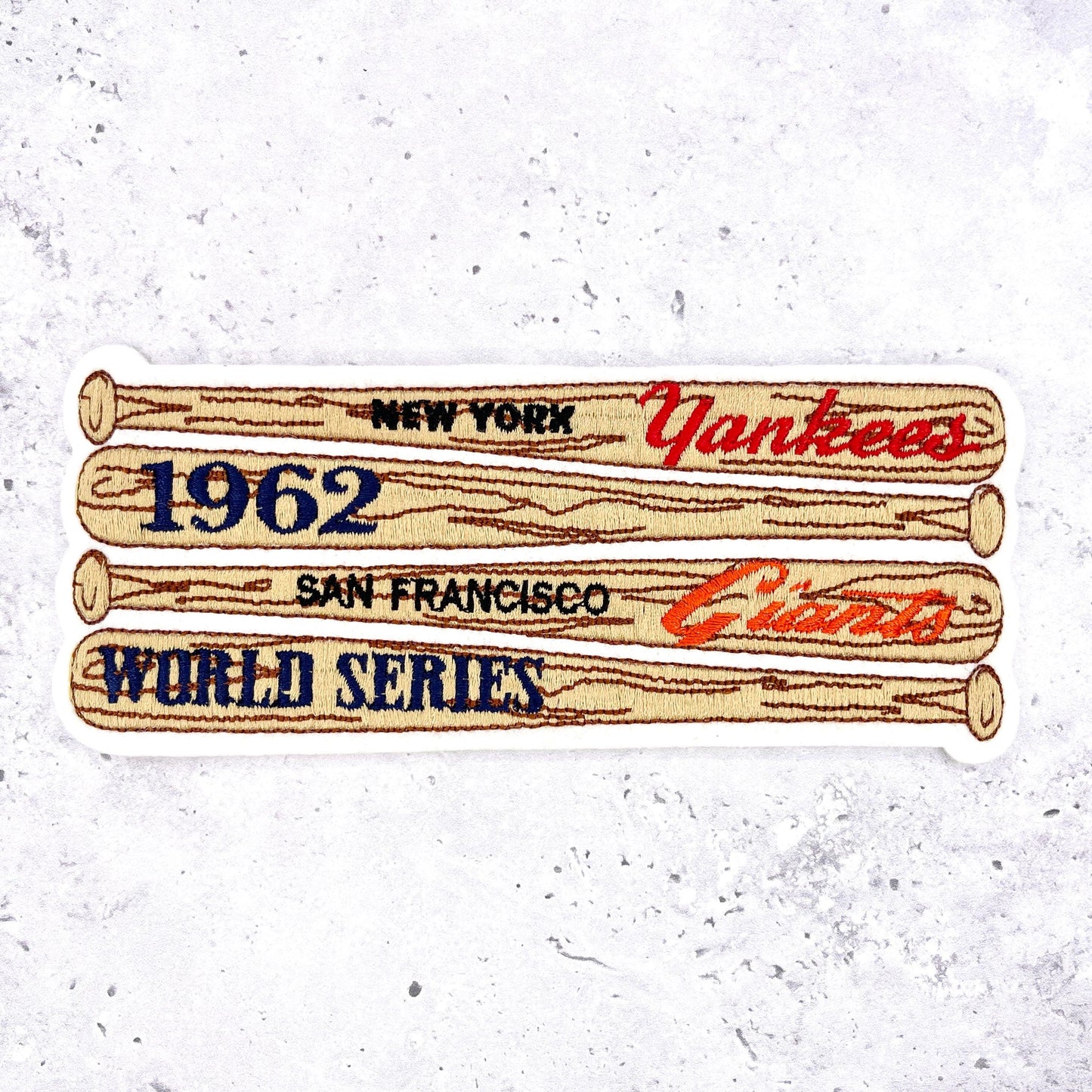 1962 NY Yankees World Series Patch • MLB San Francisco Giants • Willabee & Ward NOS