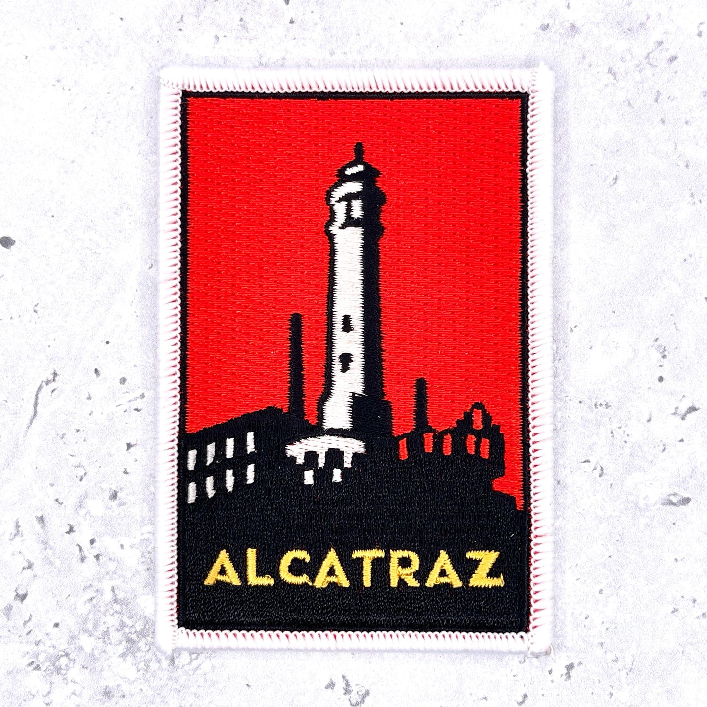 Alcatraz Patch • San Francisco Federal Prison Lighthouse Souvenir • Iron-On