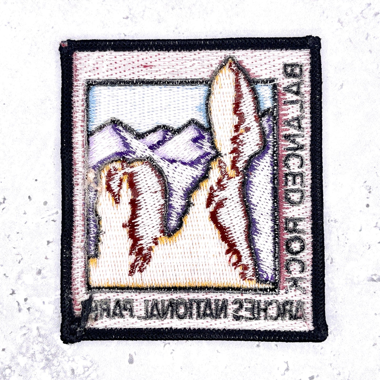 Balanced Rock Patch • Utah Sandstone Arches National Park • Iron-On NOS