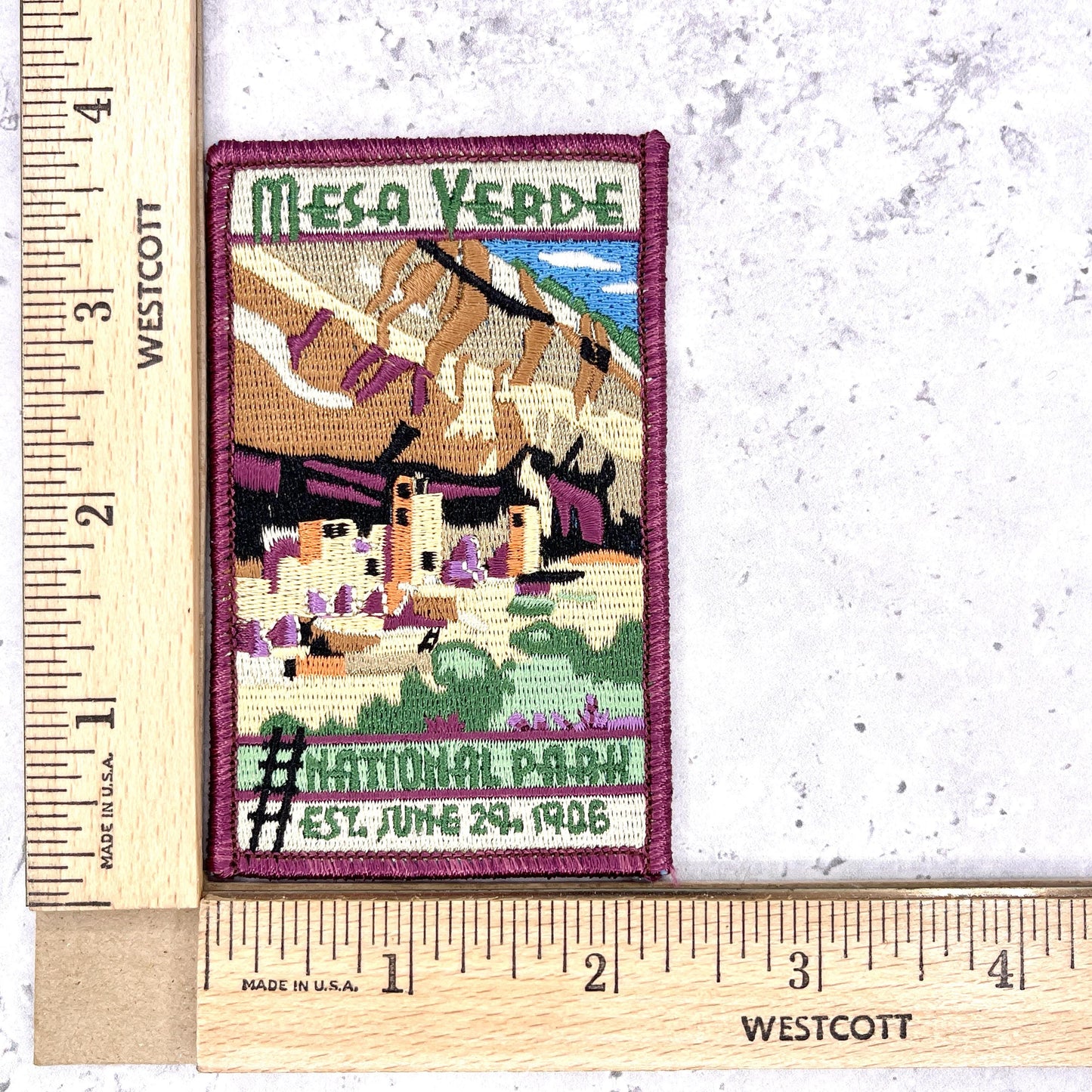 Mesa Verde National Park Patch • Colorado Cliff Dwellings • Iron-On