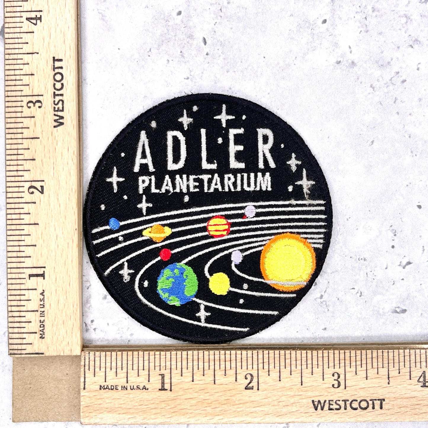 Adler Planetarium Patch • Chicago Astronomy Solar System • Iron-On
