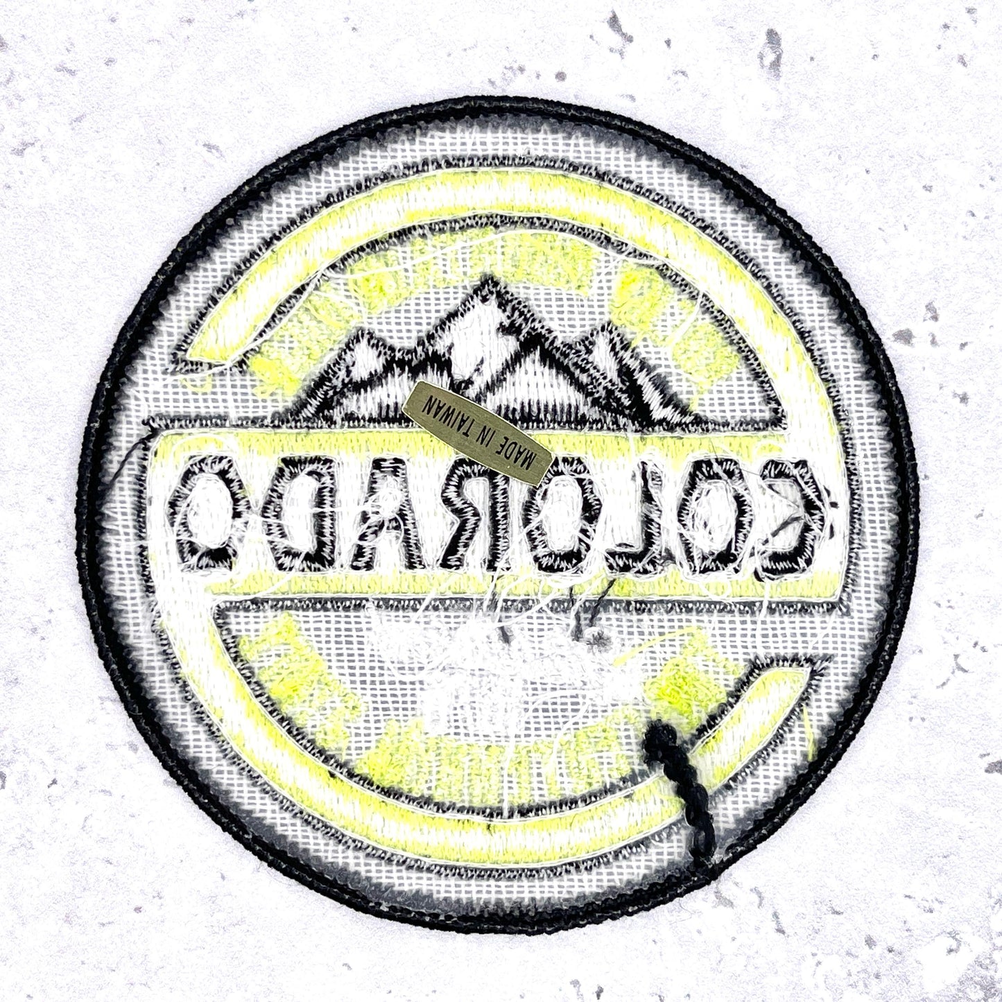Colorado Patch • Rocky Mountain High Centennial State Souvenir • Y2K Iron-On NOS