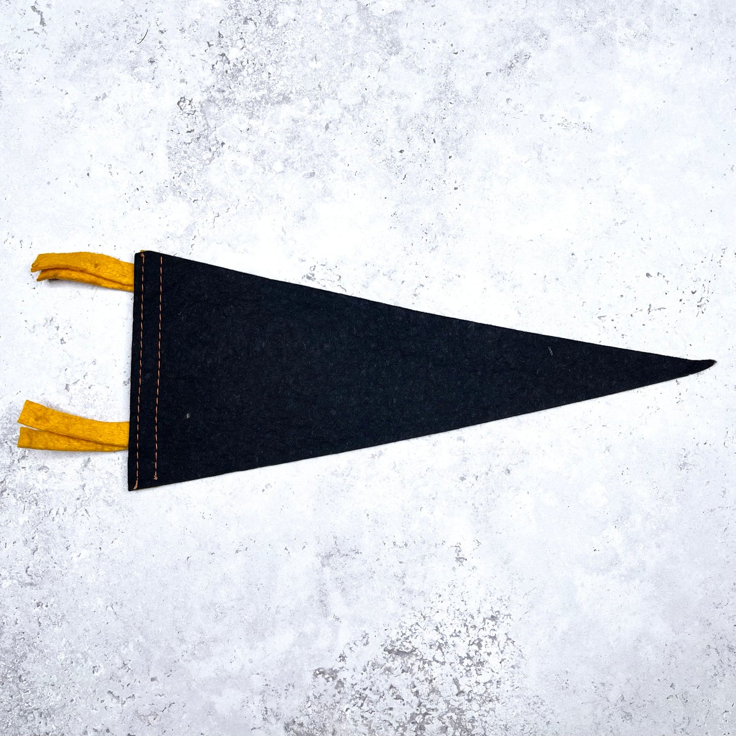 Vintage Fort Ticonderoga Mini Pennant 70s Felt Souvenir Revolutionary War Upstate NY 5" x 12"