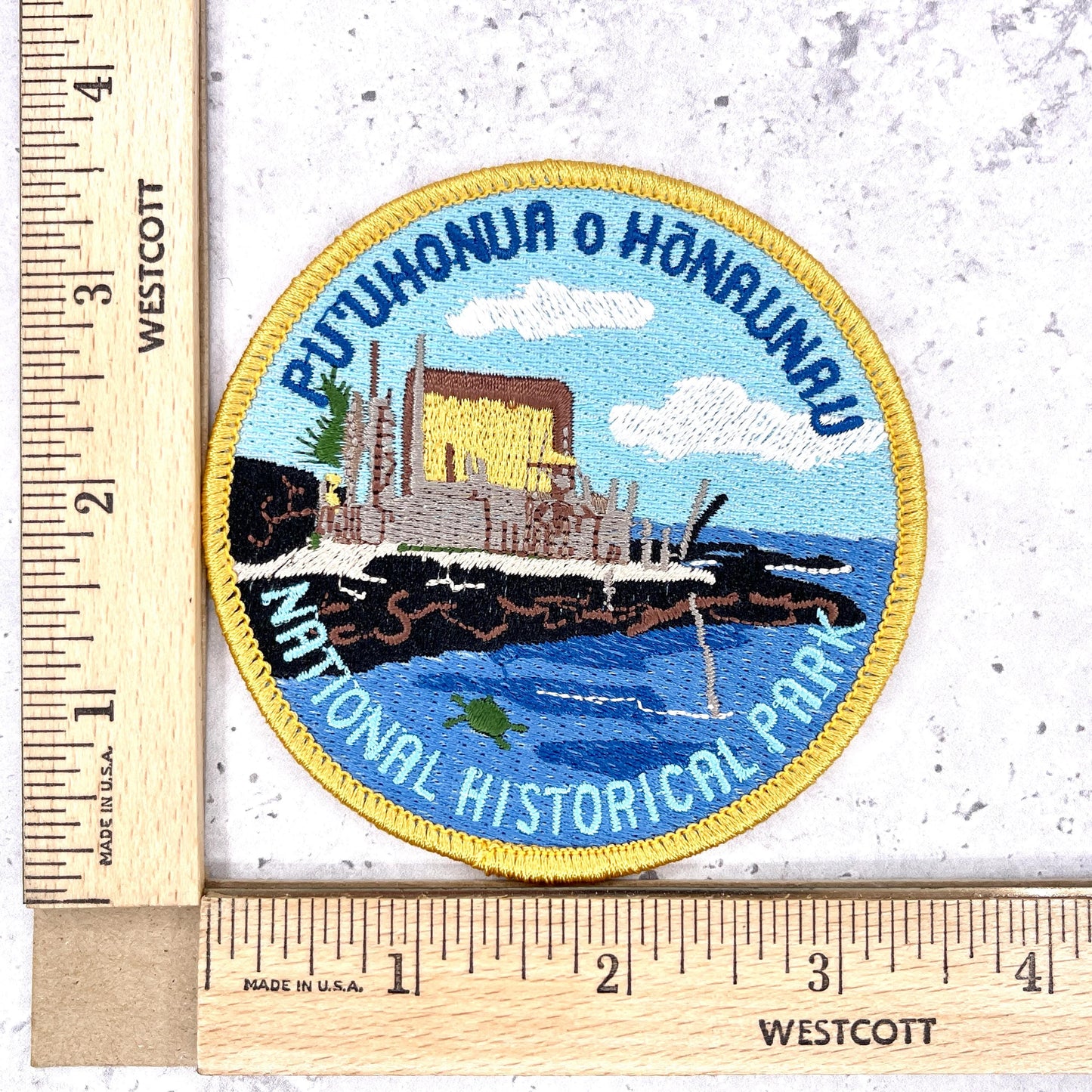 Pu'uhonua o Honaunau National Historical Park Patch • Hawaii Souvenir • Iron-On