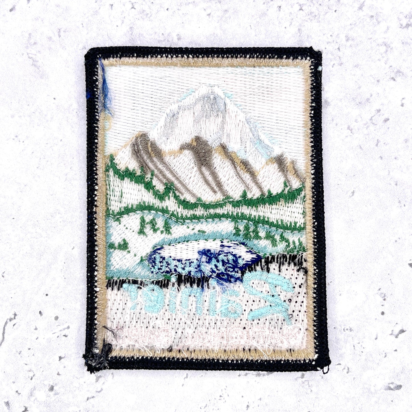 Mount Rainier National Park Patch • Washington Mountain Souvenir • Iron-On