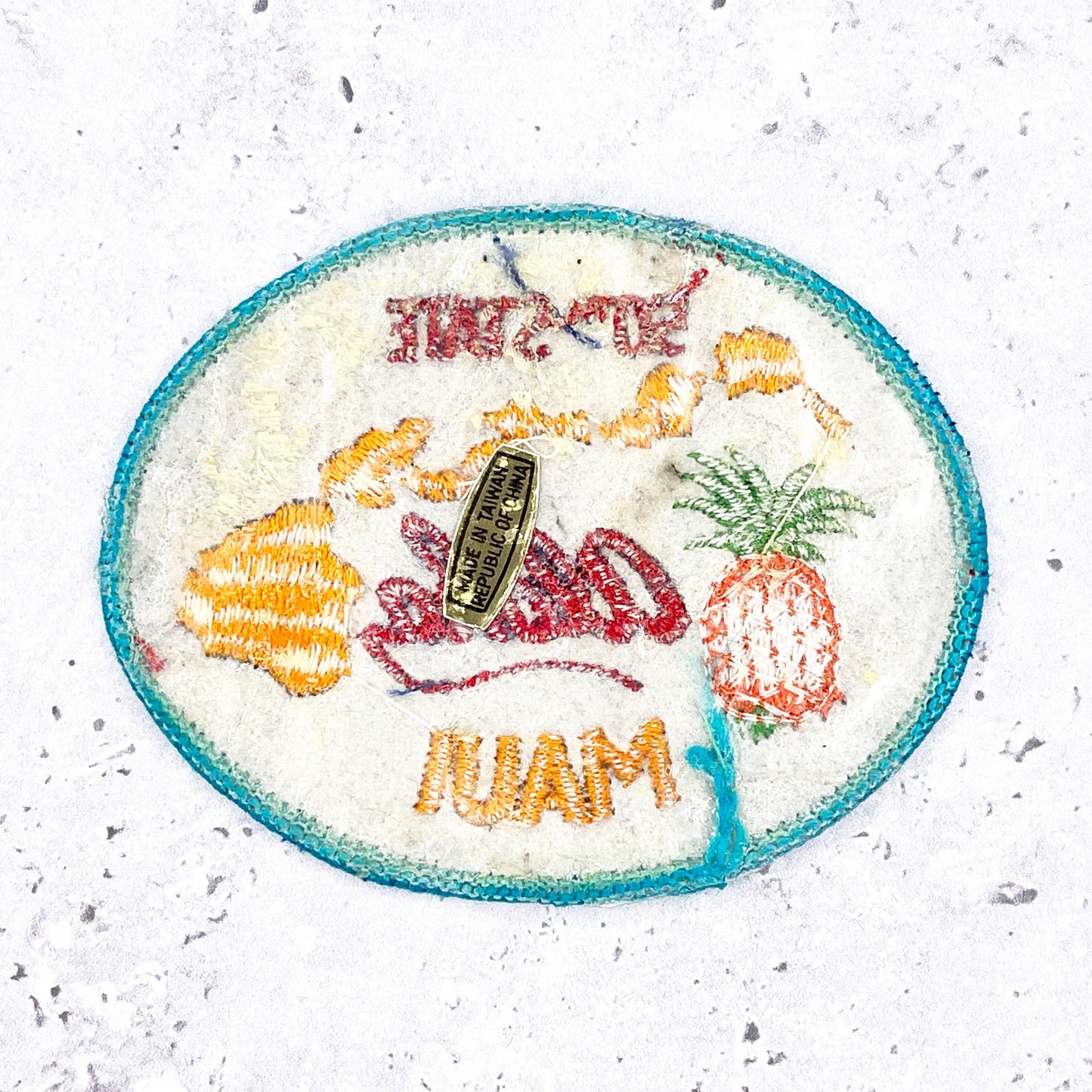 Vintage Aloha Maui Patch • Hawaiian Islands 50th State Souvenir • Iron-On NOS