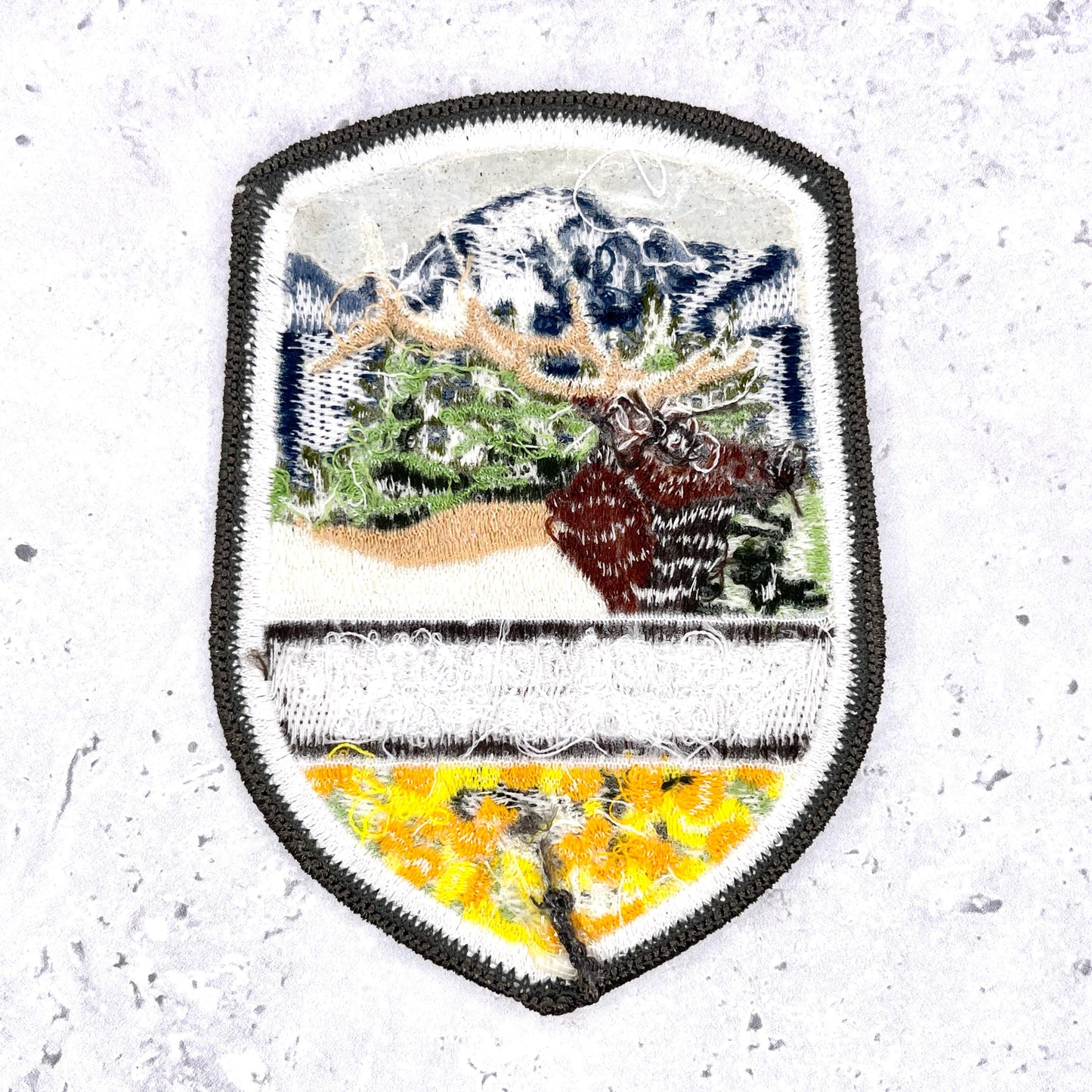 Rocky Mountain National Park Patch • Colorado Elk Nature Souvenir • Iron-On