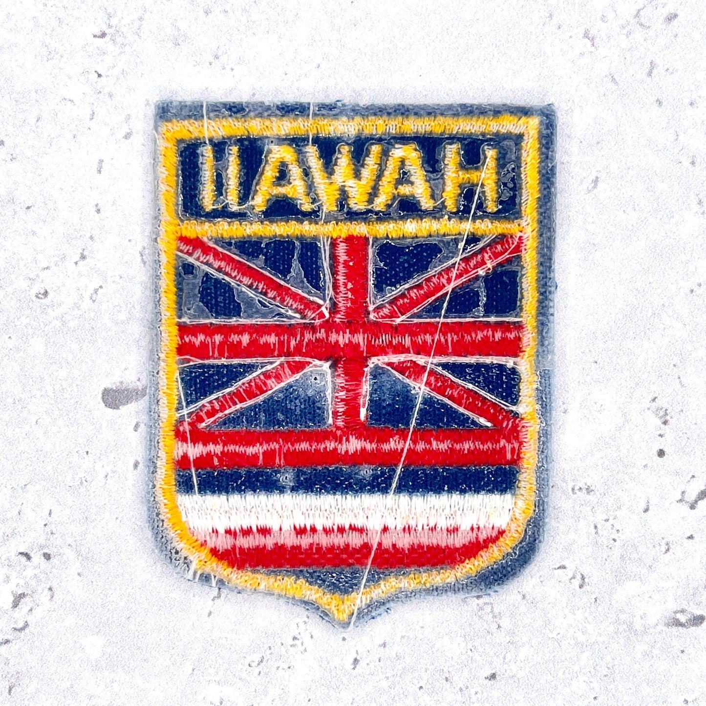 Vintage Hawaii Patch • State Flag Travel Souvenir • Iron-On NOS