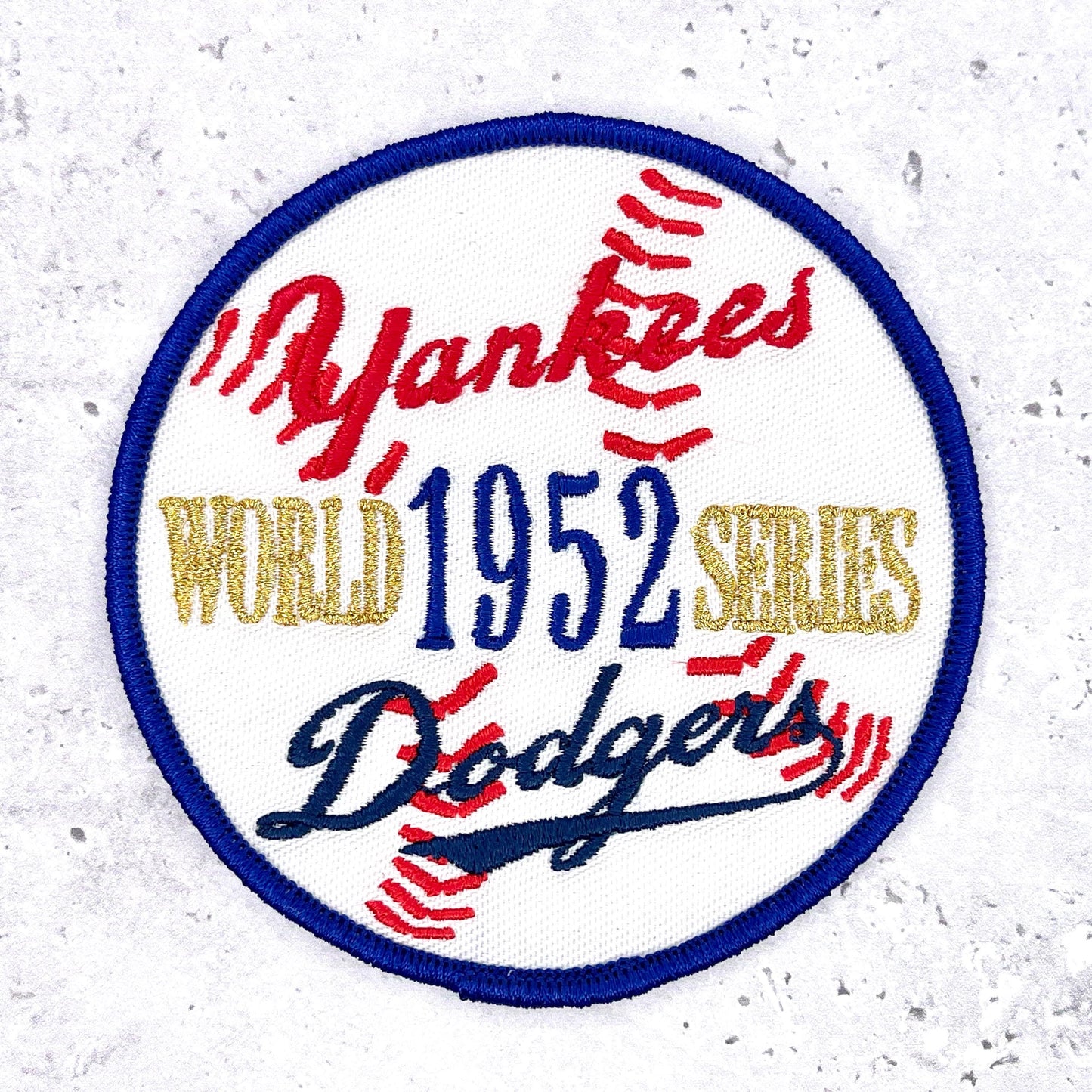 1952 NY Yankees World Series Patch • MLB Brooklyn Dodgers • Willabee & Ward NOS