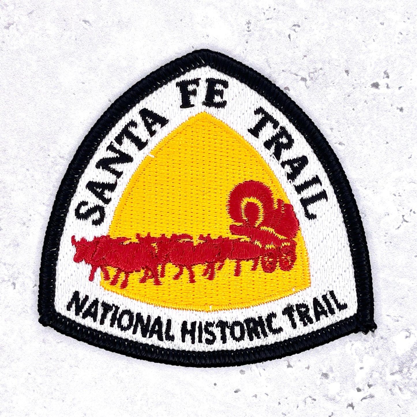 Santa Fe Trail Patch • National Historic Route Pioneer Wagon Train • Iron-On NOS