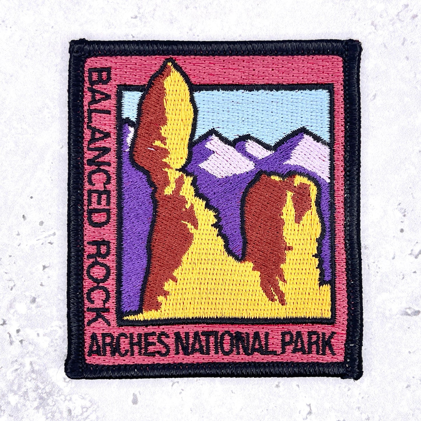 Balanced Rock Patch • Utah Sandstone Arches National Park • Iron-On NOS