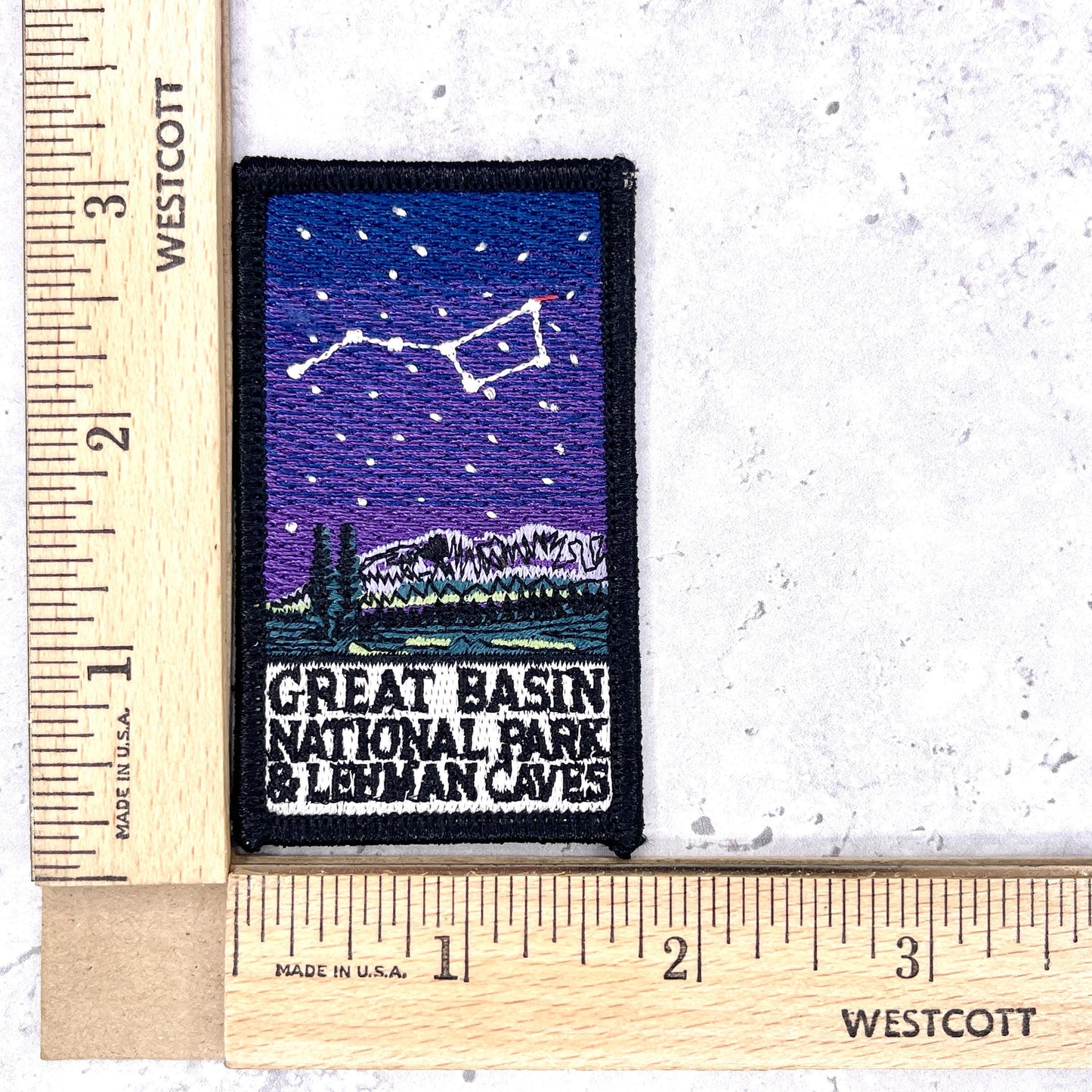 Great Basin National Park Patch • Nevada Big Dipper Night Sky • Iron-On NOS