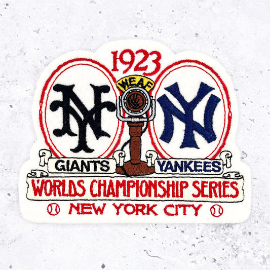 1923 NY Yankees World Series Patch • MLB New York Giants • Willabee & Ward NOS
