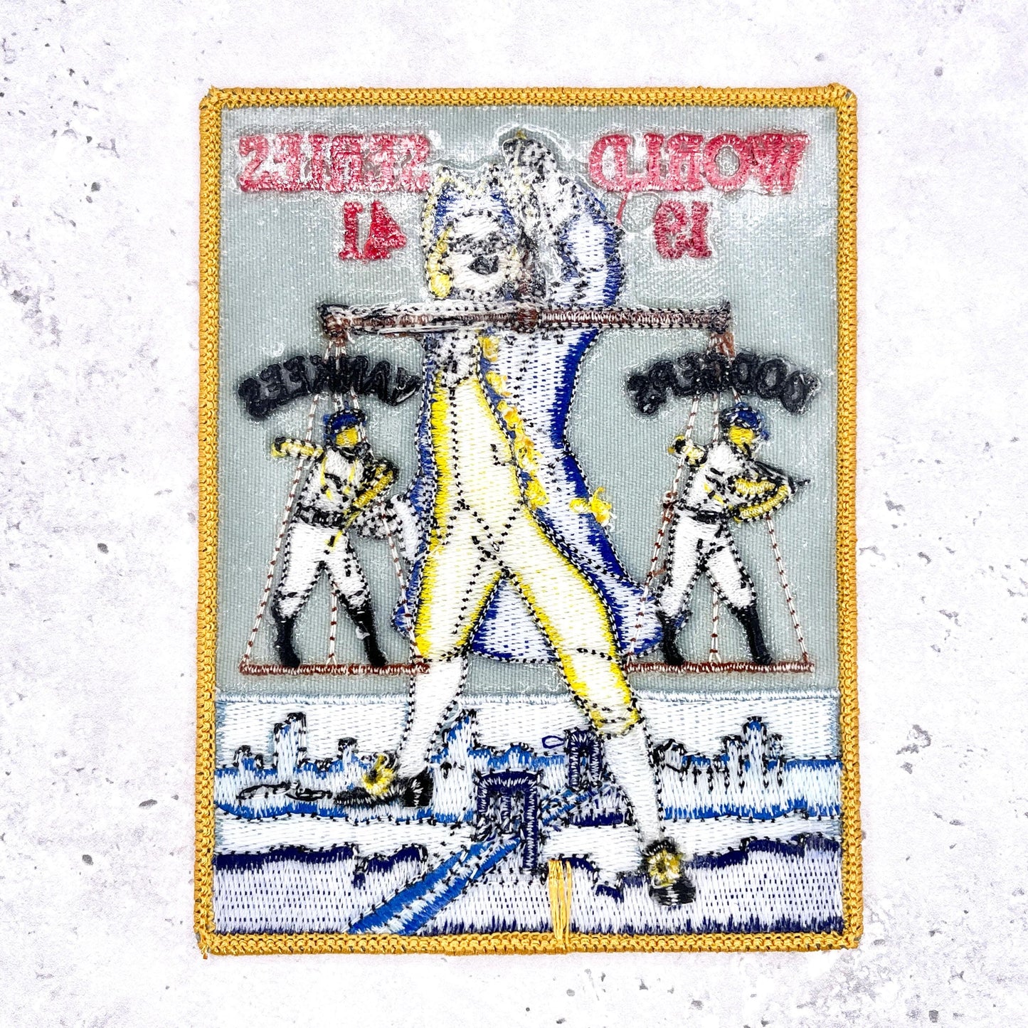 1941 NY Yankees World Series Patch • MLB Brooklyn Dodgers • Willabee & Ward NOS