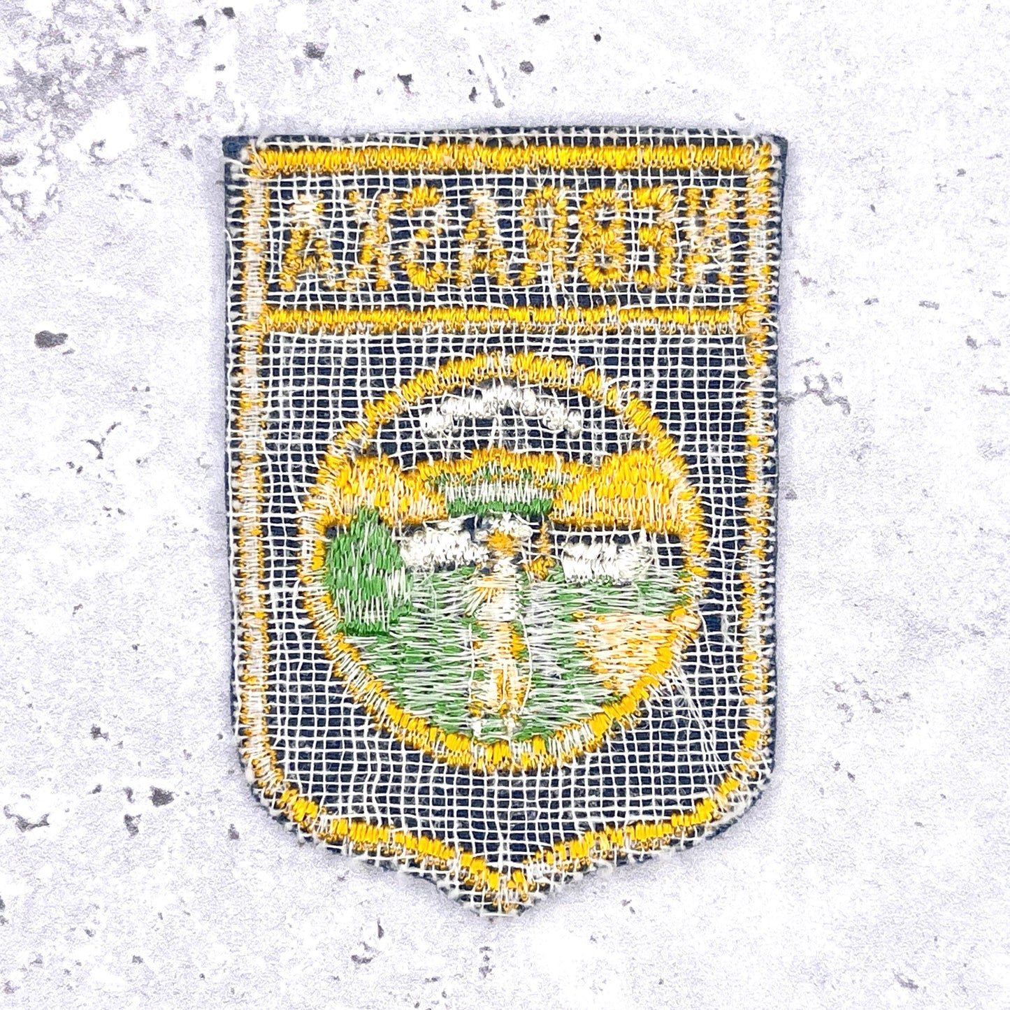 Vintage Nebraska State Patch • Flag Travel Souvenir • Sew-On Badge