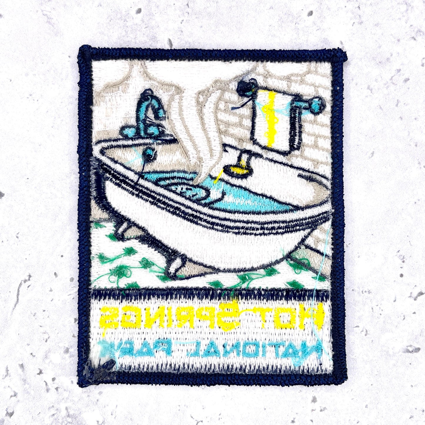 Hot Springs National Park Patch • Arkansas Bathhouse Row Souvenir • Iron-On