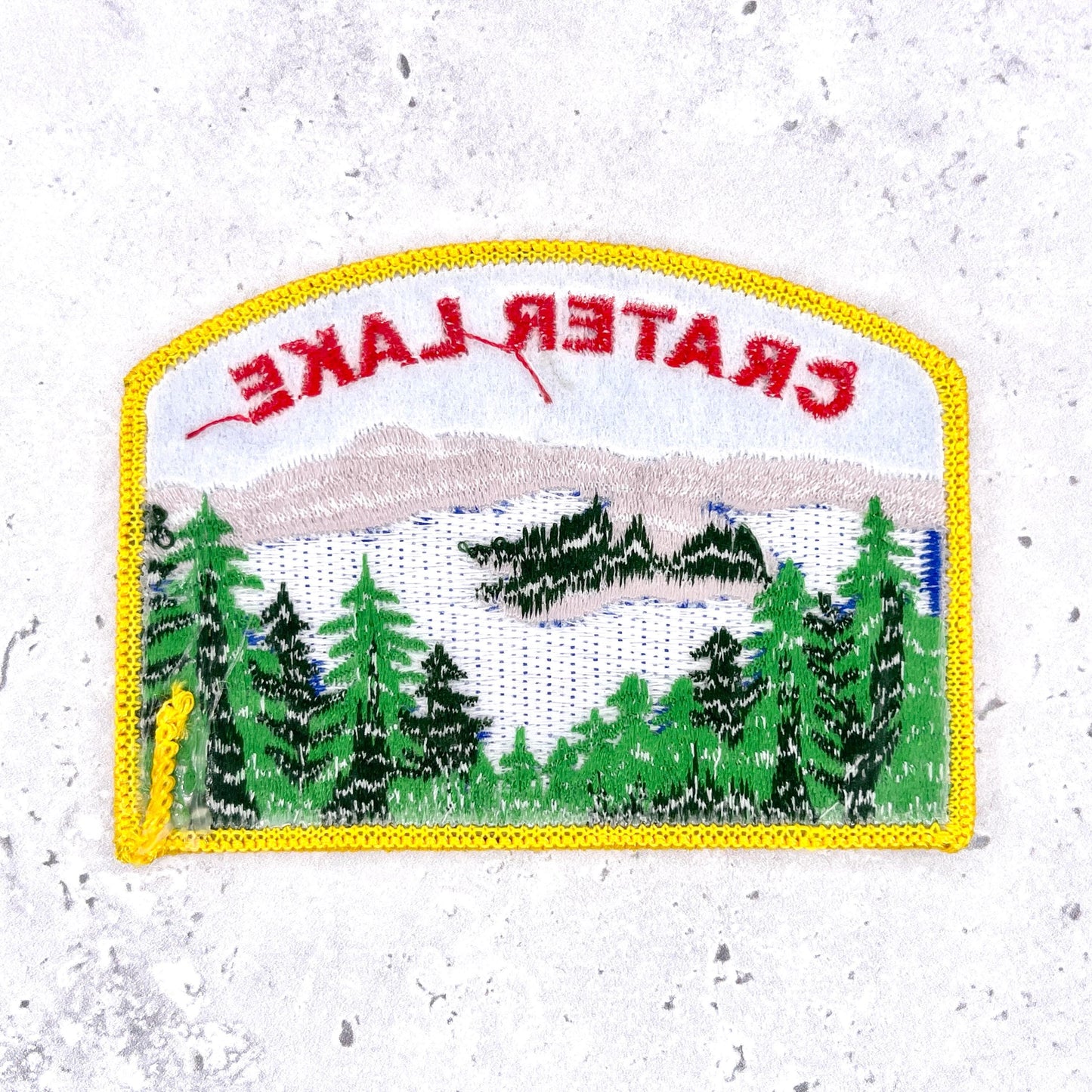 Crater Lake Patch • Oregon Volcano National Park Souvenir • Iron-On