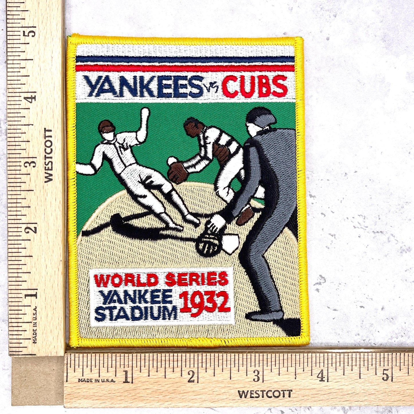 1932 NY Yankees World Series Patch • MLB Chicago Cubs • Willabee & Ward NOS