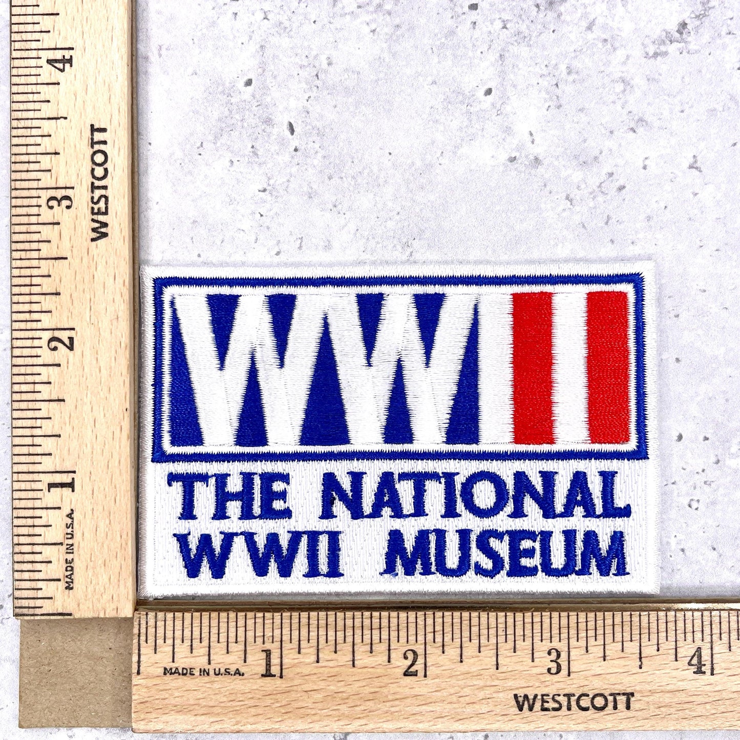 National WWII Museum Patch • New Orleans World War II • Iron-On NOS