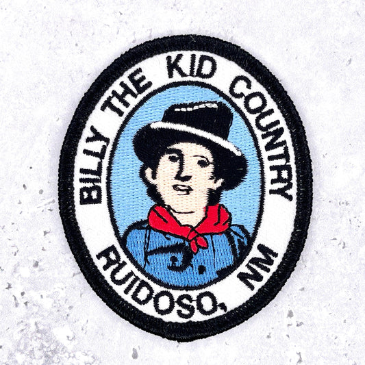 Billy the Kid Country Patch • Ruidoso New Mexico Old West • Iron-On NOS