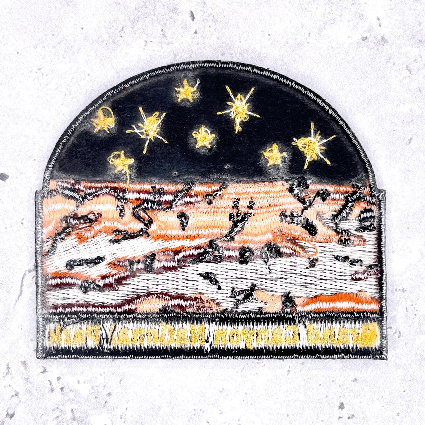 Grand Canyon National Park Patch • Arizona Night Sky Souvenir • Iron-On NOS