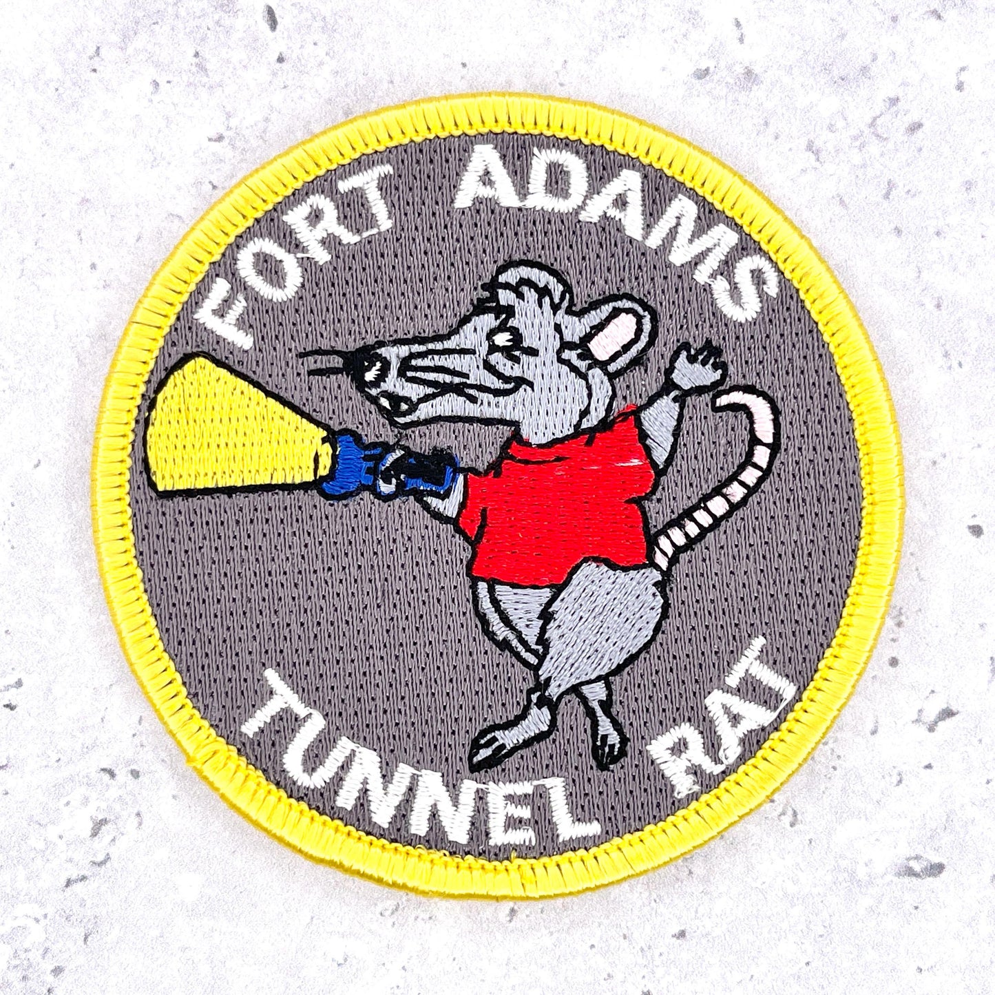 Fort Adams Tunnel Rat Patch • Newport Rhode Island Underground Tour • Iron-On NOS